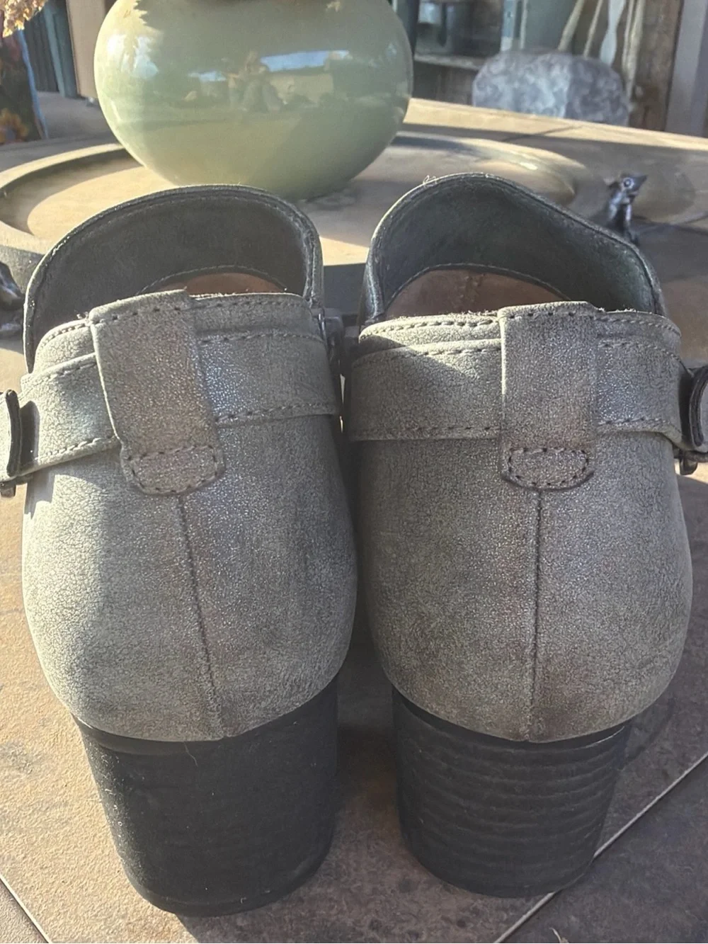 Soul Naturalizer Gray Ankle Booties with Side Zip 9W